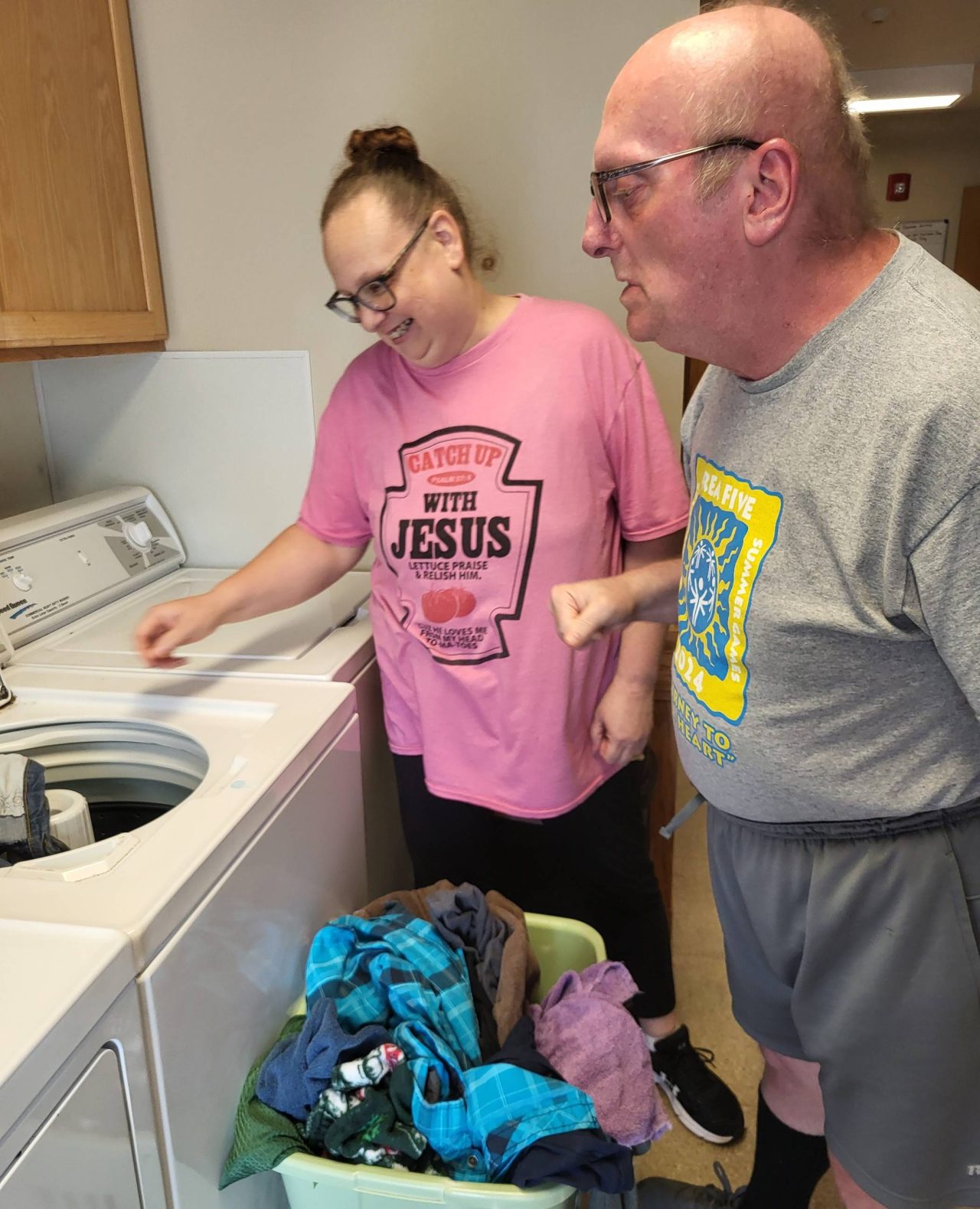 Ron doing laundry (1)